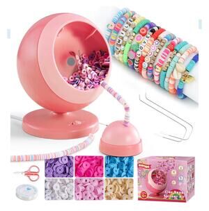 Bead spinner for Necklace or Bracelet Jewelry Making New in Box Pink